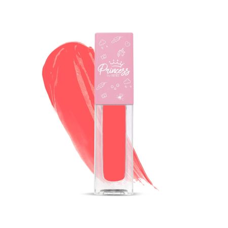 RENEE Princess Twinkle Lip Gloss Poppy Pink 1.8ml for Pre-teen Girls | Enriched With Jojoba Oil & Shea Butter | Lightweight, Glossy, Non Sticky Formula