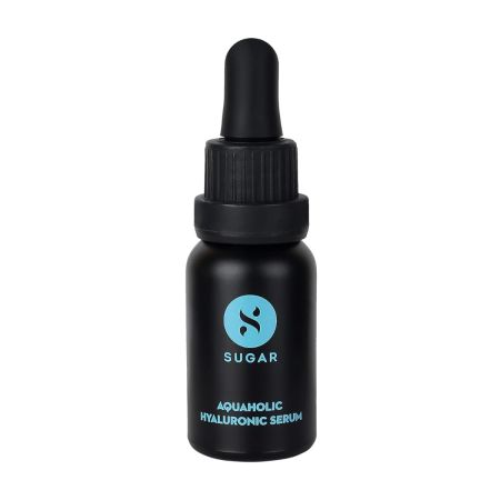 SUGAR Cosmetics - Aquaholic Hyaluronic Serum - Hydrating Serum Infused With Hydraulic Acid - For Firmer, Smoother and Plumper Looking Skin