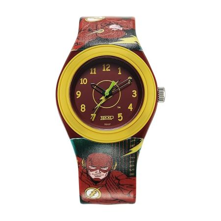 Zoop by Titan Justice League Quartz Analog Red Dial Polyurethane Strap Watch for Kids-C4048PP55