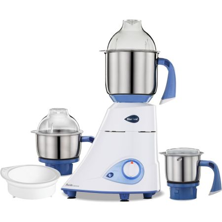 Preethi Blue Leaf Diamond MG-214 Mixer Grinder 750 Watt (Blue/White) 3 Jars
