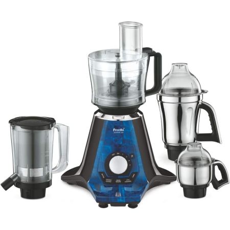 Preethi Zodiac 2.0 MG235 Mixer Grinder, 750 Watt with 4 jars Black
