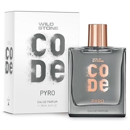 WILD STONE CODE Pyro Eau De Parfum For Men, 100Ml|Bold, Intense & Vibrant Fragrance| Luxury Men Perfume With Long Lasting Aroma, Scented, Spray
