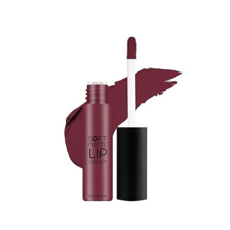 Swiss Beauty Soft Matte Lip Cream Weightless Lipstick | Long Lasting Lipstick With Velvety Finish | Shade- Rose Wine, 6ml