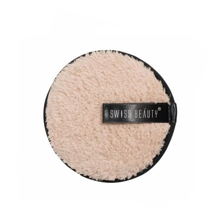 Swiss Beauty Soft & Gentle Cleansing Reusable Makeup Remover Pad| Easily Removes Stubborn Face & Eye Makeup | Pack of 1 | 8gm | Shade-1