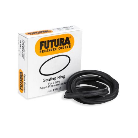 Hawkins Rubber Futura Sealing Ring For 3 Litre Futura Pressure Cooker, Black, Standard (BGF)