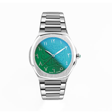 SAATCHI SUPER SLIM Emerald Gem watch