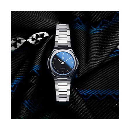SAATCHI SUPER SLIM BLACK watch