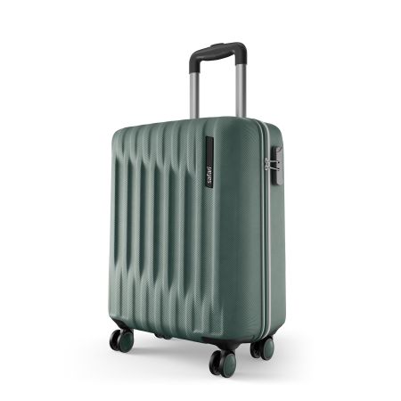 Safari Cabin Ray Neo 8 Wheels 55cm Trolley Bag, Hard Case Polycarbonate, Carry On 360 Degree Wheeling Luggage for Men & Women, Travel Bag, Suitcase for Travel, Trolley Bags for Travel, Sage Green
