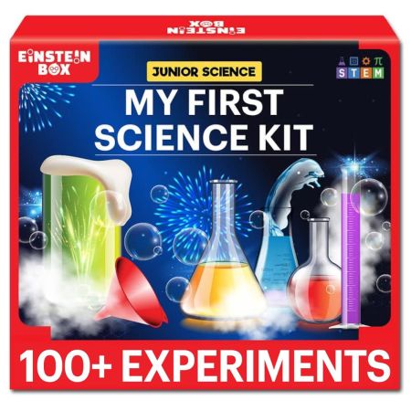 Einstein Box Girls' First Science Kit for 4-6-8 Years Old Girls | STEM Toys for Girls | Learning & Education Toys for 4,5,6,7,8 Year olds |