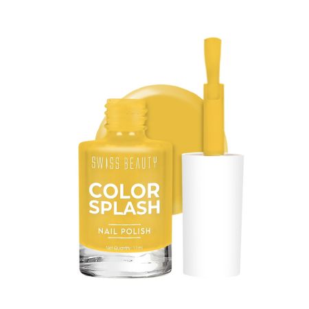 Swiss Beauty Color Splash Nail Polish with Glossy Gel Finish | Non-Chipping, Quick drying, Long-Lasting Nail paint | Shade- 10, 15ml