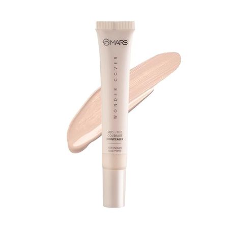 MARS Wonder Cover Liquid Concealer | Creaseproof & Easy to Blend Concealer for Face Makeup (12ml)-SHADE-03
