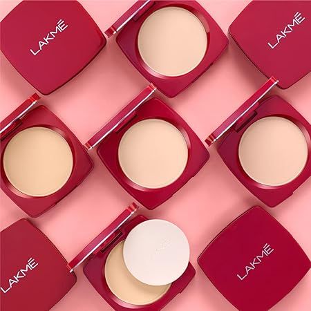 LAKMÉ Face It Matte Compact For Normal Skin, Marble, 9 G, Pink