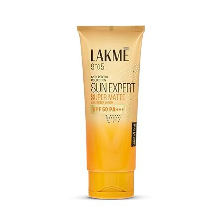 Lakme Sun Expert SPF 50 PA++ Ultra Matte Lotion Sunscreen, Blocks Upto 97% Harmful Sunrays, 50 ml