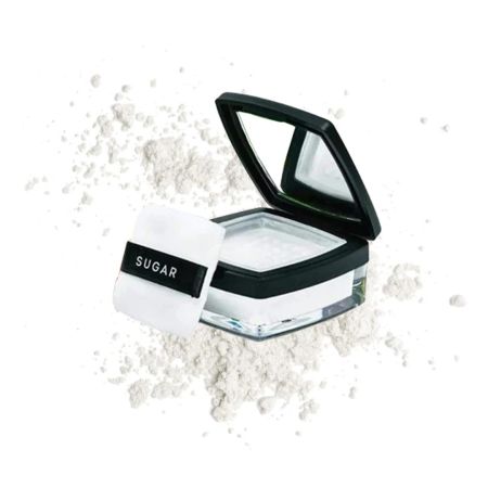 SUGAR Cosmetics All Set to Go Translucent Powder for Face | Setting Loose Powder for Face | Lightweight & Long Lasting | Matte Finish | Lasts Upto 8 hrs | 7gm