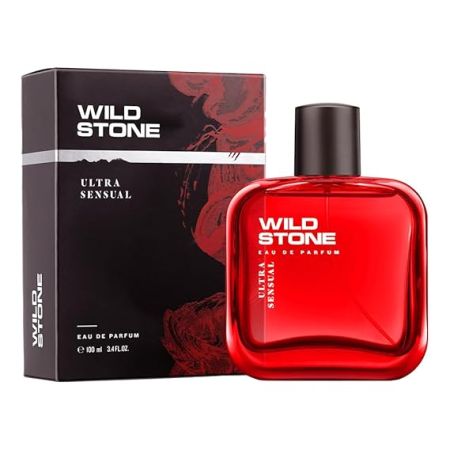Wild Stone Ultra Sensual EDP Premium Perfume for Men, 50ml|Long-lasting Men's Eau De Parfum|Luxury Fragrances that Smell Great All Day|Ideal Gift for Him|Aromatic Fougere Long-lasting Scent for Men