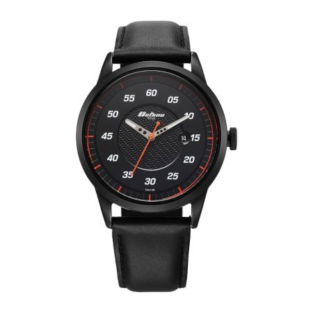 Titan Octane Phoenix Quartz Analog with Date Black Dial with Black Leather Strap Watch for Men-1806NL05/NT1806NL05